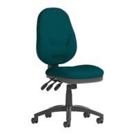 Dynamic Independent Seat & Back Task Operator Chair Without Arms Eclipse Plus XL Maringa Teal Seat Without Headrest High Back