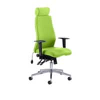 Dynamic Independent Seat & Back Posture Chair Height Adjustable Arms Onyx Myrrh Green Seat With Adjustable Headrest High Back
