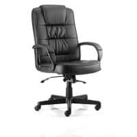 dynamic Moore Executive Chair Basic Tilt Bonded leather Fixed Armrest Black 120 kg Moore 680 x 680 x 1,130 mm