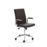dynamic Era Executive Chair Basic Tilt Bonded leather Fixed Armrest Brown 120 kg Ezra 560 x 580 x 980 mm