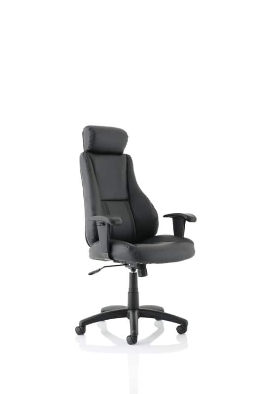 dynamic Winsor Executive Chair Basic Tilt Bonded leather Height-Adjustable Armrest Black 120 kg Winsor 690 x 680 x 1,210 mm