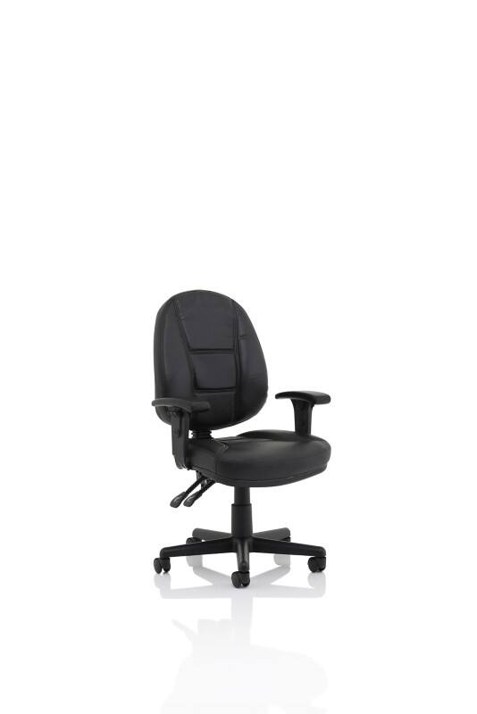 dynamic Jackson Operator Chair Permanent Contact Bonded leather Height-Adjustable Armrest Black 110 kg Jackson 630 x 580 x 930 mm