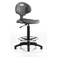 Dynamic Basic Tilt Task Operator Chair Without Arms Malaga Draughtsman Black Seat Without Headrest Medium Back