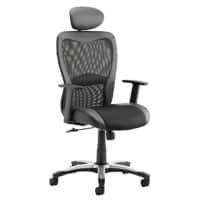 dynamic Victor Executive Chair Basic Tilt Mesh Fabric Height-Adjustable Armrest Black 110 kg Victor II 640 x 580 x 1,150 mm