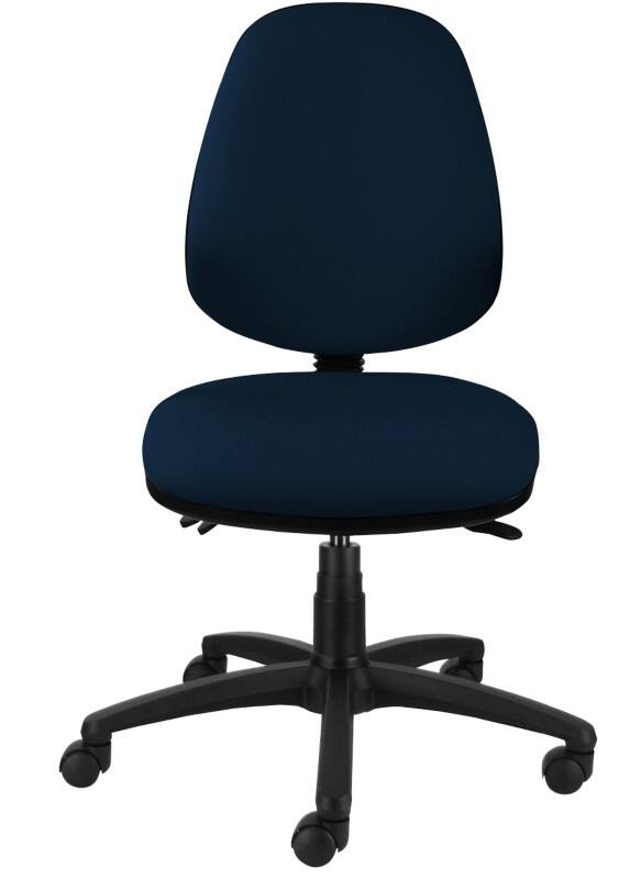 ENERGI-Plus Office Chair Fabric Without armrest Blue 150 kg Task High Back
