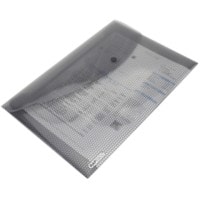 Rapesco Document Wallets 1259 Foolscap Grey Polypropylene 24.2 x 35.5 cm Pack of 5