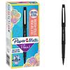 PaperMate Fineliner Pen Flair Black Medium 0.7 mm Pack of 12