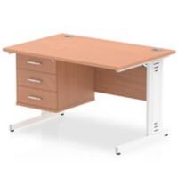 Dynamic Desk Impulse MI001780 Brown 1200 mm (W) x 800 mm (D) x 730 mm (H)