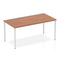 dynamic Impulse Conference Table Rectangular Walnut 4 Metal legs 1,600 (W) x 800 (D) x 740 (H) mm MFC (Melamine Faced Chipboard)