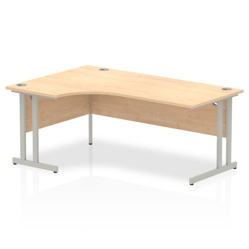 dynamic Impulse Left Hand Desk Corner Maple Cantilever 1,800 (W) x 1,200 (D) x 730 (H) mm MFC (Melamine Faced Chipboard)