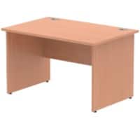 dynamic Impulse Office Desk Rectangular Beech Base panel 1,200 (W) x 800 (D) x 730 (H) mm MFC (Melamine Faced Chipboard)