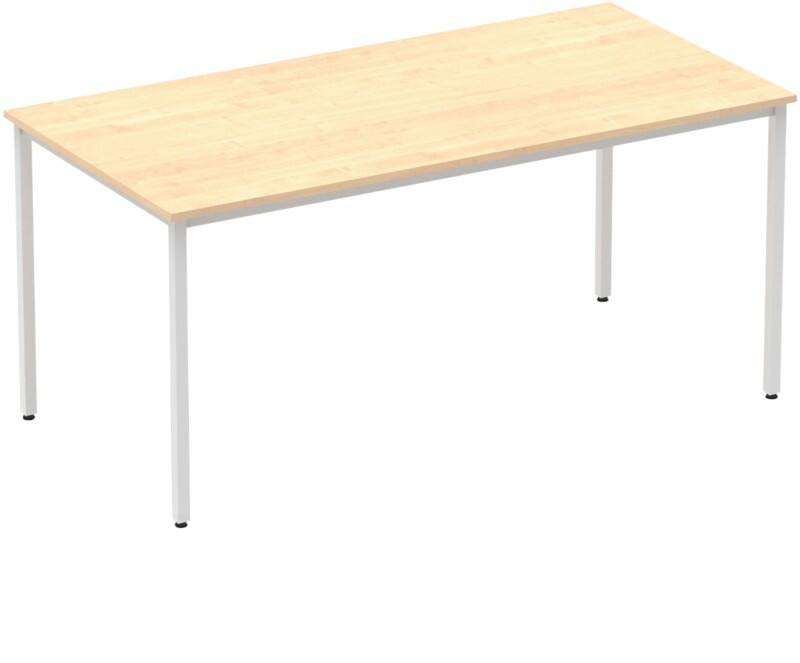 dynamic Impulse Conference Table Rectangular Maple 4 Metal legs 1,600 (W) x 800 (D) x 740 (H) mm MFC (Melamine Faced Chipboard)
