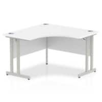 dynamic Impulse Corner Desk Corner White Cantilever 1,200 (W) x 1,200 (D) x 730 (H) mm MFC (Melamine Faced Chipboard)