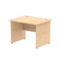 dynamic Impulse Straight Desk Rectangular Maple Base panel 1,000 (W) x 800 (D) x 730 (H) mm MFC (Melamine Faced Chipboard)