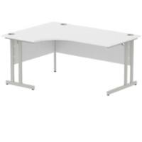 dynamic Impulse Left Hand Desk Corner White Cantilever 1,600 (W) x 1,200 (D) x 730 (H) mm MFC (Melamine Faced Chipboard)