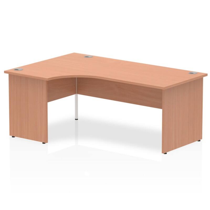 dynamic Impulse Left Hand Desk Freeform Beech Base panel 1,800 (W) x 1,200 (D) x 730 (H) mm MFC (Melamine Faced Chipboard)