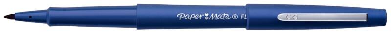 Papermate Fineliner Pen 0.8 mm Needlepoint Blue Flair Pack of 12
