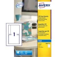 Avery UltraGrip CD/DVD Labels J8435-25 Adhesive A4 White 151 x 118 mm 1 Label Pack of 25