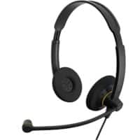 EPOS SC USB ML 60 Wired Stereo Headset Over-the-head Noise Cancelling Microphone USB Black