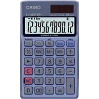 Casio Pocket Calculator SL-320TER+ 12 Digit Display Blue
