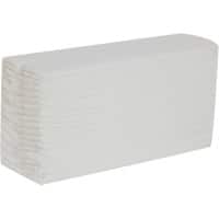Optimum Hand Towels 2 Ply C-fold White 157 Sheets Pack of 15