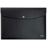 Leitz Document Wallet Recycle A4 PP (Polypropylene) Portrait and Landscape 23.5 (W) x 31.3 (D) x 0.7 (H) cm Black