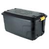 Storage Box XW440-BLK/YEL-EX 145 L Black Polypropylene 94 x 52 x 45 cm