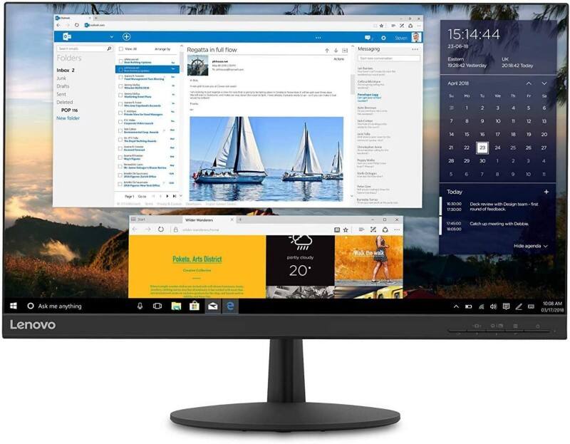 Lenovo ThinkVision L-Series 60.5 cm (23.8") Monitor L24q-30 Black