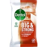 Dettol Big & Strong Kitchen Wipes Pack of 25