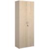 Dams International Cupboard Lockable with 5 Shelves Melamine Universal 800 x 470 x 2140mm Maple