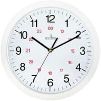 Acctim Clock 21162 30 x 30 x 3.8 x 30 cm White