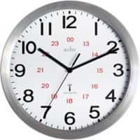 Acctim Wall Clock 74457 25 x 25 x 4.4 x 25 cm Brushed Aluminium