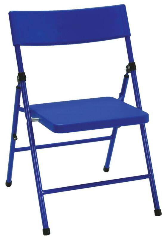 Cosco Kids Folding Chair 14301BLU4E 575,68 x 400,05 x 355,6 Blue Pack of 4