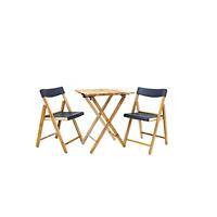 Tramontina Bistro set 10630/093 1  Table and 2  ChairsTeak wood Brown