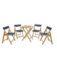Tramontina Bistro set  10630/110 1 Table and 4 Chairs Teak wood Brown