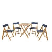Tramontina Bistro set  10630/110 1 Table and 4 Chairs Teak wood Brown