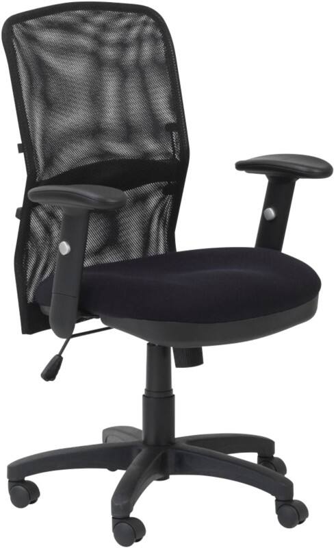 Alphason Dakota Home Office Chair Basic Tilt Mesh Height-Adjustable Armrest Black 114 kg AOC9200-M 670 x 500 x 1,070 mm