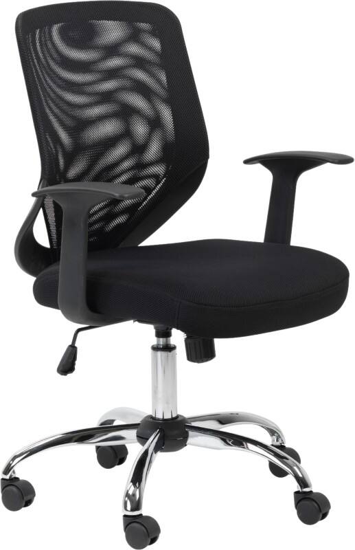 Alphason Atlanta Home Office Chair Basic Tilt Mesh Fixed Armrest Black 114 kg AOC9201-M 650 x 520 x 1,050 mm