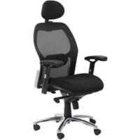 Alphason Portland Executive Chair Synchro Tilt Mesh Height Adjustable Black 114 kg AOC7301-M 640 x 530 x 1,240 mm