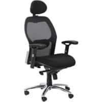 Alphason Portland Executive Chair Synchro Tilt Mesh Height Adjustable Black 114 kg AOC7301-M 640 x 530 x 1,240 mm