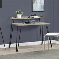 DOREL HOME Desk 9881096COMUK Grey 1,135.38 x 604 x 899.16 mm