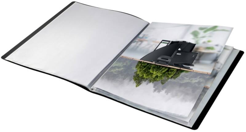 Leitz Recycle Display Book A4 Black 90% Recycled Plastic 20 Pockets