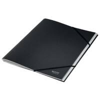 Leitz Recycle Card Divider Book A4 CO2 Neutral Black 6 Tabs 430 gsm 100% Recycled Card