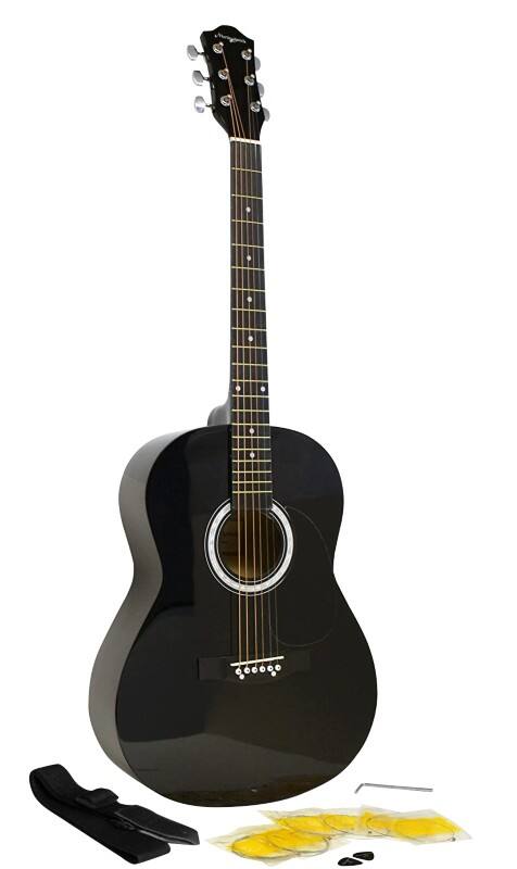 Martin Smith Acoustic Guitar W-100-BK-PK Black