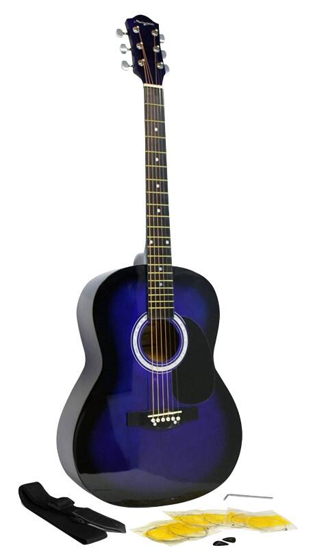 Martin Smith Acoustic Guitar W-100-BL-PK Blue