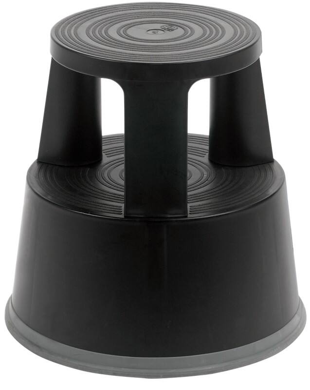 GPC Stel Stool GA009Z Black Plastic