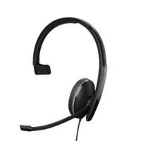 EPOS ADAPT 100 Series 135T USB II Wired Mono Headset Over-the-head, Over-the-ear Noise Cancelling USB with Microphone Black
