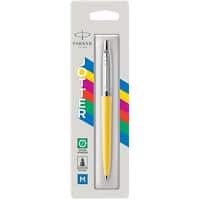 Parker Ballpoint Pen Jotter Originals Blue Ink Yellow Barrel