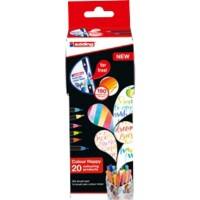 Edding Brush Pen Colour Happy Assorted Pack of 20