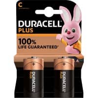 Duracell Battery PLUS LR14 C LR14 Alkaline 1.5 V Pack of 2